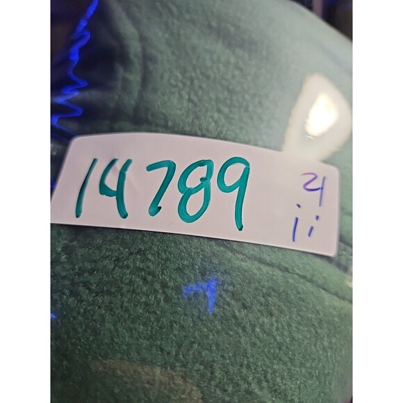 Dale Earnhardt Jr Fleece Mens Large #88 Amp Green Nascar 1/4 Zip Winners Circle - Picture 10 of 10